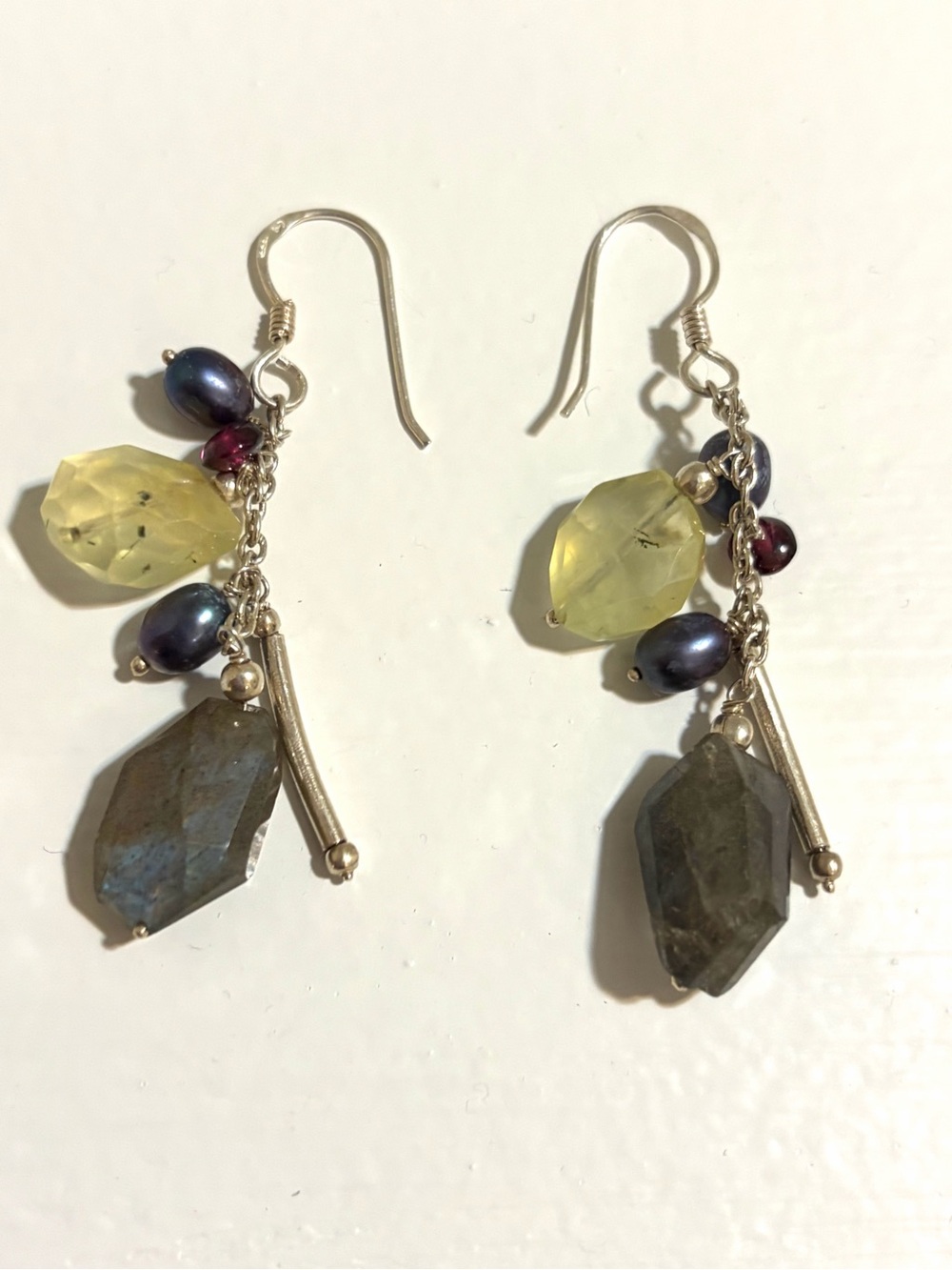 NWOT - Sterling semi precious stone earrings
